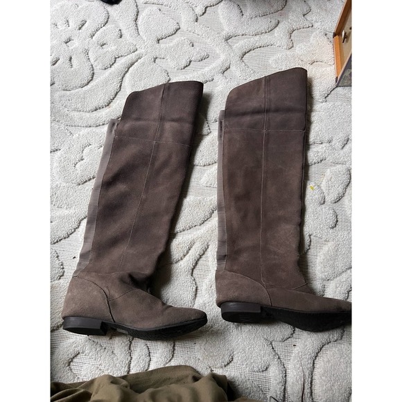 Suede Knee Boots - Picture 3 of 6